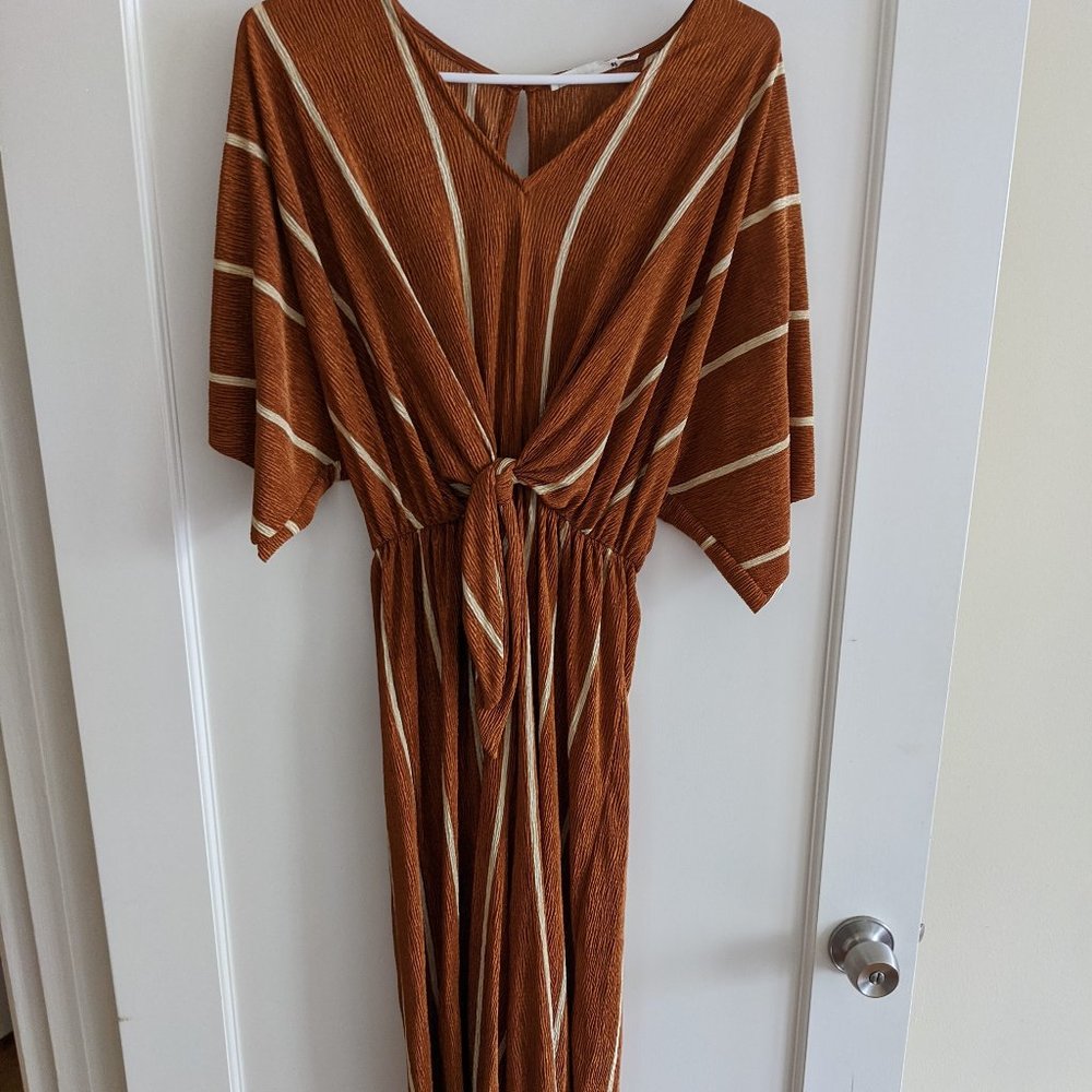 Burnt Orange Lush Jumpsuit